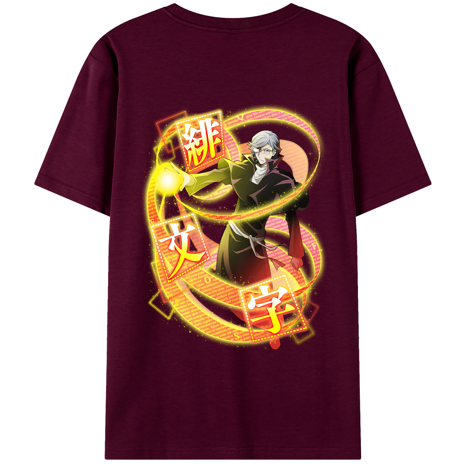 （画像用） 文豪ストレイドッグス Bungo Stray Dogs レディース半袖Tシャツ(バックプリント)